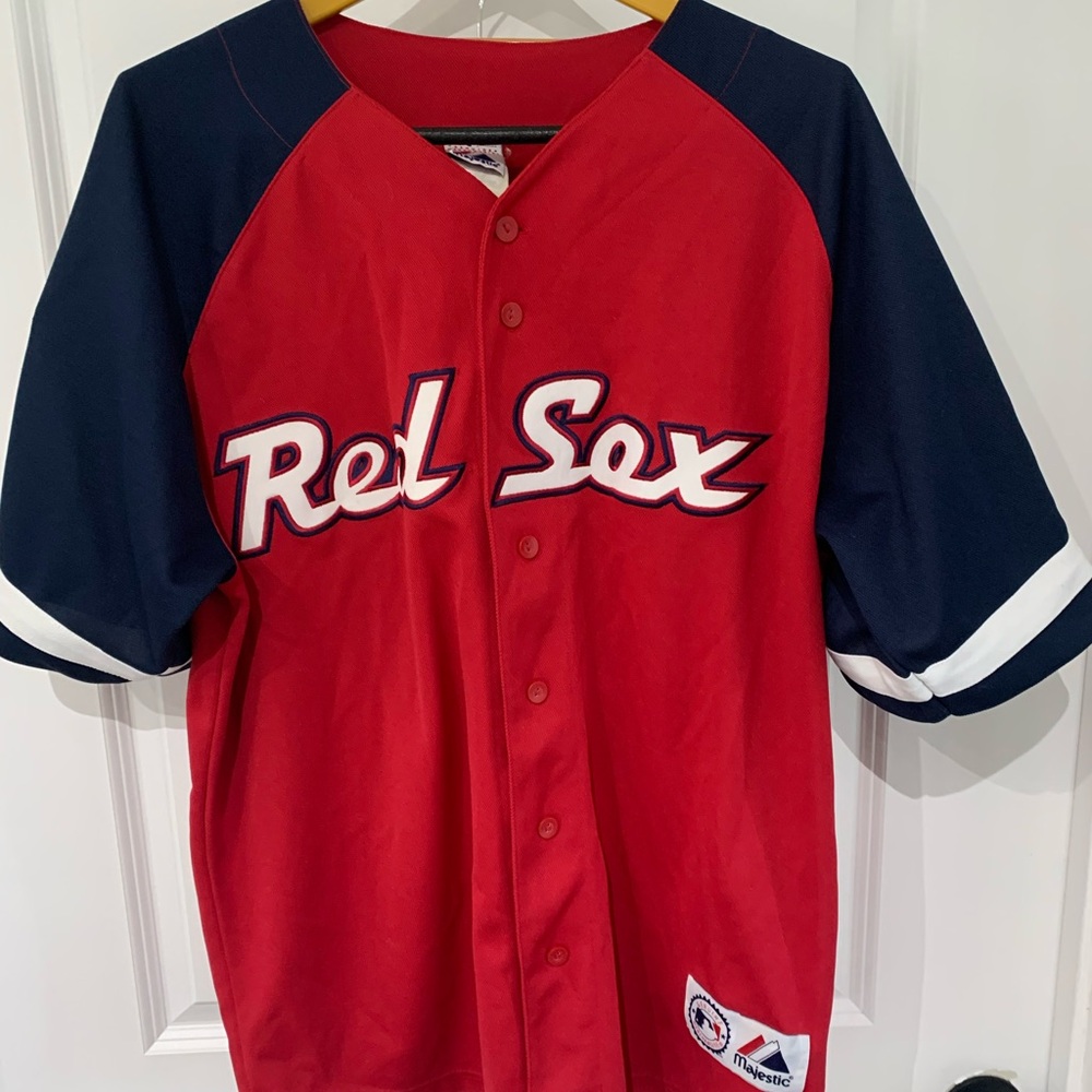 Red and Blue Red Sox Jersey A3